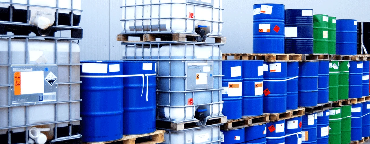 Industrial chemical drums