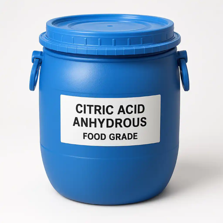Citric acid anhydrous container